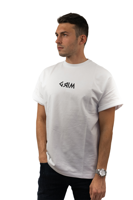 Grim oversize shirt | Heren | Wit