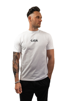  Grim slimfit shirt | Heren | Wit